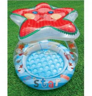 detský bazén so strieškou Hviezdička