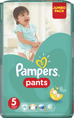 plienky PAMPERS Pants 5, 48 ks