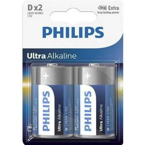 Batéria Philips ULTRA ALKALINE LR20-P2 2bl