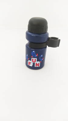 Detská flaša ROTO modrá 330 ml s držiakom