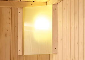 saunové svetlo KARIBU (46727x) pre kachle KARIBU 3,6 kW s externým ovládačom