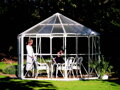 Záhradný pavilón HERA 9000 strieborný