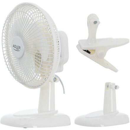 Stolový ventilátor s klipom Adler AD 7317
