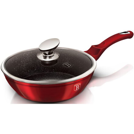 Hlboká panvica Berlingerhaus BH-1259N 24cm Metallic Burgundy Edition