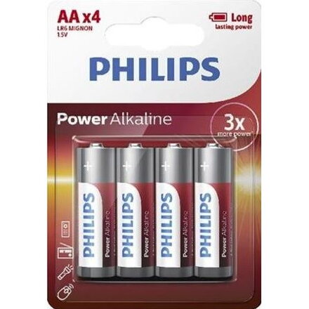 Batéria Phiilips Power akaline LR6 P4