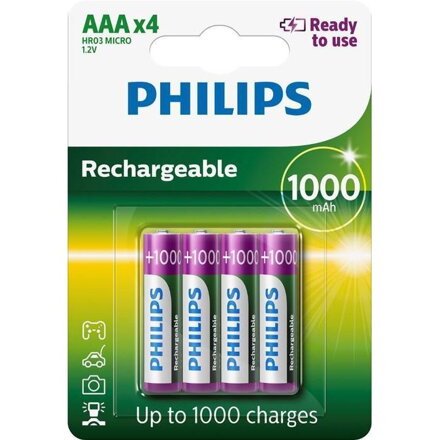 Batéria Philips R03 B4 1000mAh      "BLIS