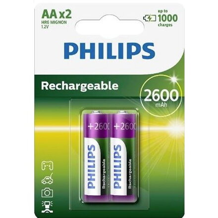 Batéria Philips R6 NM mignom 2600h 2BL