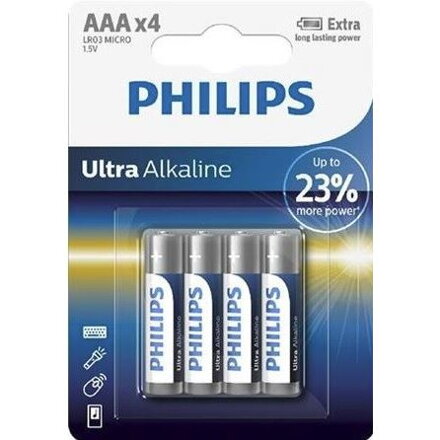 Batéria Philips ULTRA ALKALINE LR03-P4