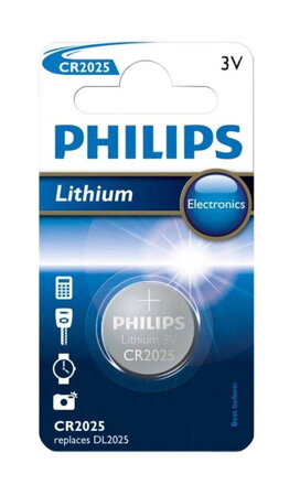 Batéria Philips CR 2025 lith.      "BLIS