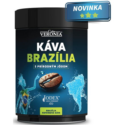 Káva Veronia Brazília s prírodným jódom 225g