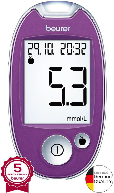 Glukomer BEURER GL 44 purple mmol/L
