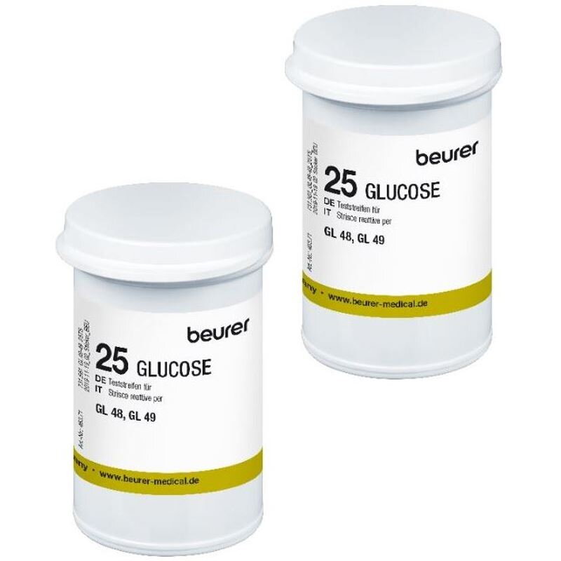 Testovacie prúžky pre glukomery BEURER GL 48, GL 49 Testovacie prúžky pre glukomery BEURER GL 48, GL 49
