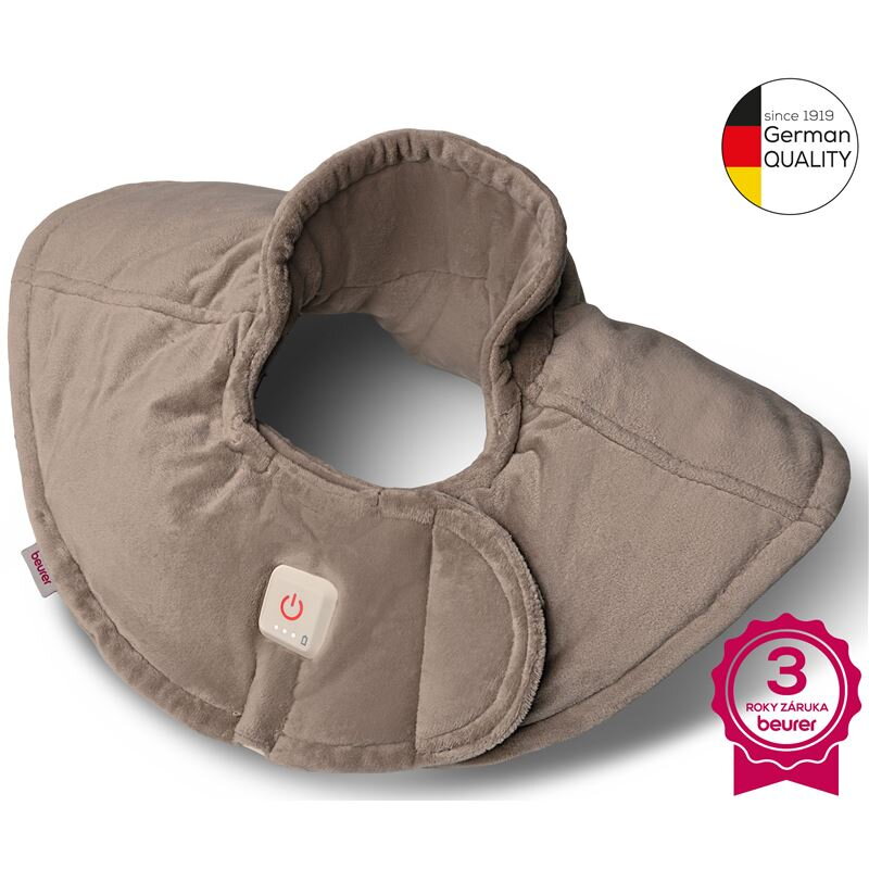 Vyhrievacia podložka na ramená BEURER HK 165 Huggy Smokey taupe