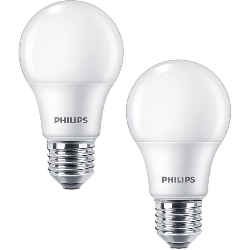 LED žiarovka Philips 10-75W A60 E27 840 2CT - 2 ks