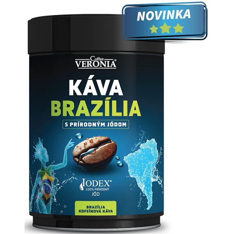Káva Veronia Brazília s prírodným jódom 225g