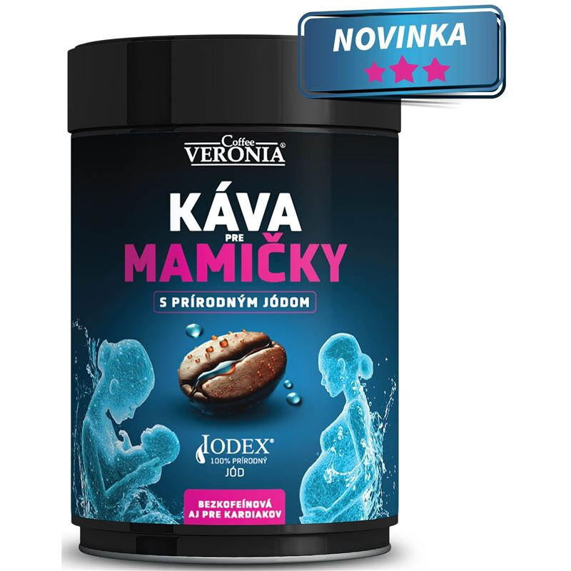 Káva Veronia pre mamičky s jódom bezkofeínová 225g Káva Veronia pre mamičky s jódom bezkofeínová 225g