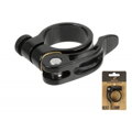 Podsedlová objímka Zoom 34.9mm s RU páčkou, čierna