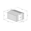 HECHT 10x10 PLUS - záhradný domček