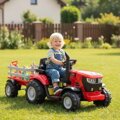 Detský akumulátorový traktor - HECHT 50525 RED