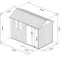 HECHT 6x10 NORD - záhradný domček