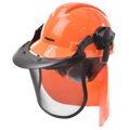 HECHT 900100 - ochranná helma so slúchadlami a štítom CE