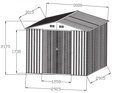 HECHT 10x10 PLUS - záhradný domček