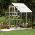 skleník VITAVIA VENUS 2500 číre sklo 3 mm strieborný