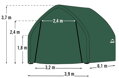 plachtová garáž SHELTERLOGIC  4,0 x 6,1 62730EU
