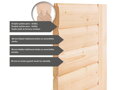 fínská sauna KARIBU SKROLLAN 2 (86292) tm. šedá s predsieňou