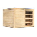 fínska sauna KARIBU CUBEN (80796) s predsieňou