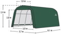 náhradná plachta pre garáž SHELTERLOGIC 3,7x6,1 m (62760EU)