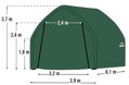 náhradná plachta pre garáž SHELTERLOGIC 3,9x6,1 m (62730EU)