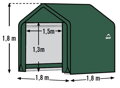 náhradná plachta pre prístrešok SHELTERLOGIC 1,8x1,8 m (70417EU)