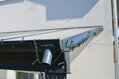 hliníková pergola LANITPLAST WALL 53 antracit + opál PC