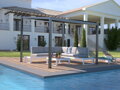 hliníková pergola LANITPLAST SOLO BIOCLIMATIC 33