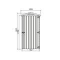 drevený domček SOLID ANITA 1 - 90 x 96 cm (S879-1)