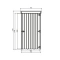 drevený domček SOLID DEBORA 1 - 90 x 96 cm (S8581-1)