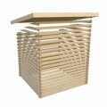 drevený domček KARIBU BASTRUP 2 (38752) sivý LG2847