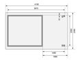 drevený domček KARIBU KERKO 3 + prístavok 150 cm (23515) sivý LG2951