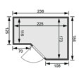 fínska sauna KARIBU AMARA (71285) LG3044