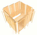 fínska sauna KARIBU AMELIA 1 (66747) LG3045