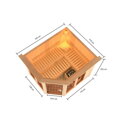 fínska sauna KARIBU AINUR (6099) LG3047