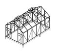 náhradné presklenie pre skleník LANITPLAST PLUGIN 8x14 PC 4 mm LG3057
