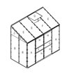 náhradné presklenie pre skleník VITAVIA IDA 3300 PC 6 mm LG3080
