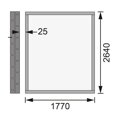 drevený domček KARIBU WANDLITZ 3 (38749) antracit LG3091