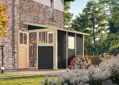 drevený domček KARIBU WANDLITZ 3 (38749) antracit LG3091