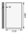 drevený domček KARIBU WANDLITZ 5 (73075) sivý LG3094