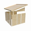 drevený domček KARIBU WANDLITZ 5 (73075) sivý LG3094