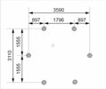 záhradný altánok KARIBU OSLO 2 15200 LG3174