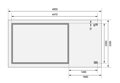 drevený domček KARIBU ASKOLA 4 + prístavok 150 cm (38669) antracit LG3257